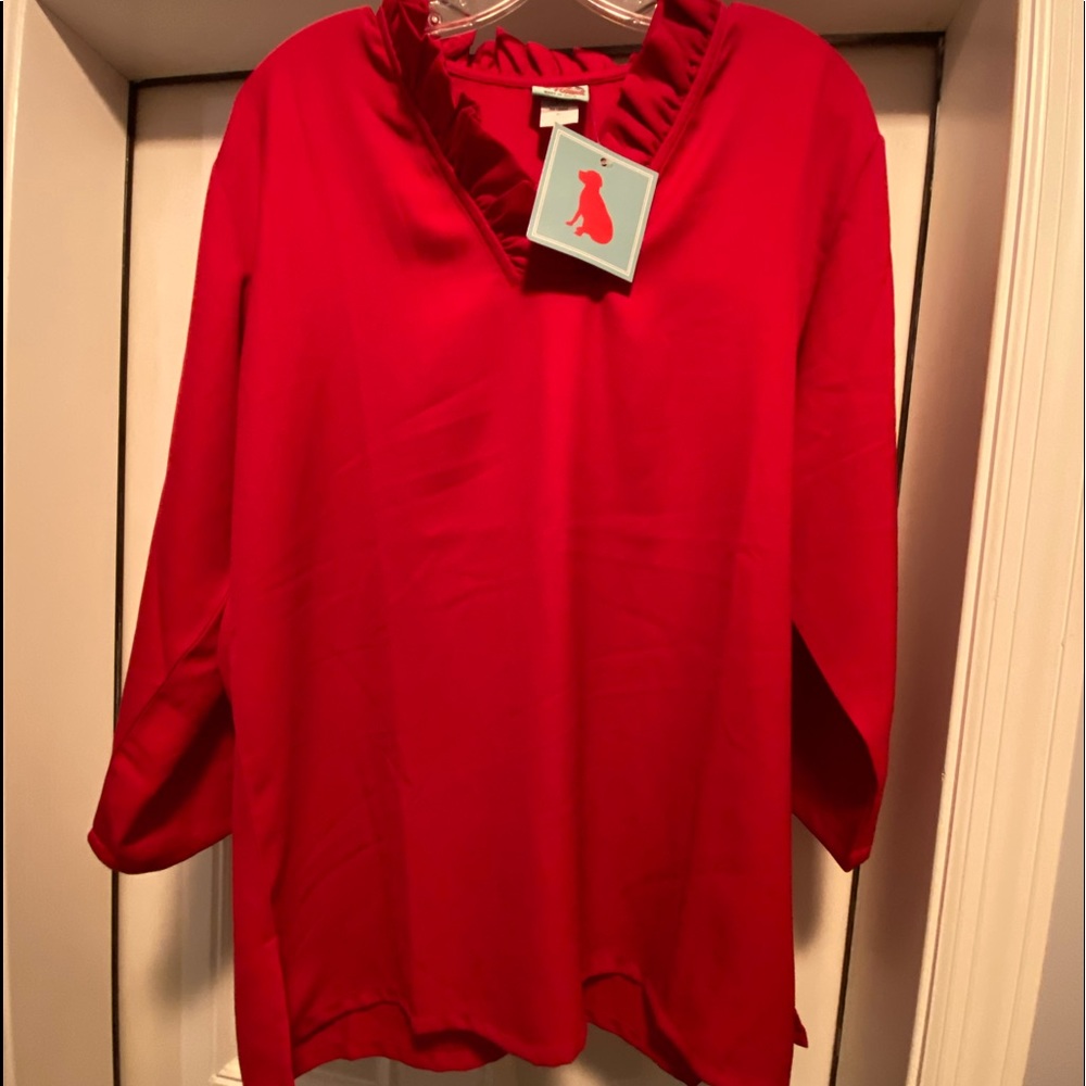 Haley and the Hound Popover Tunic